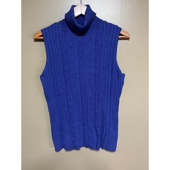 Requirements Sweaters - Requirements Sleeveless High Neck Sweater